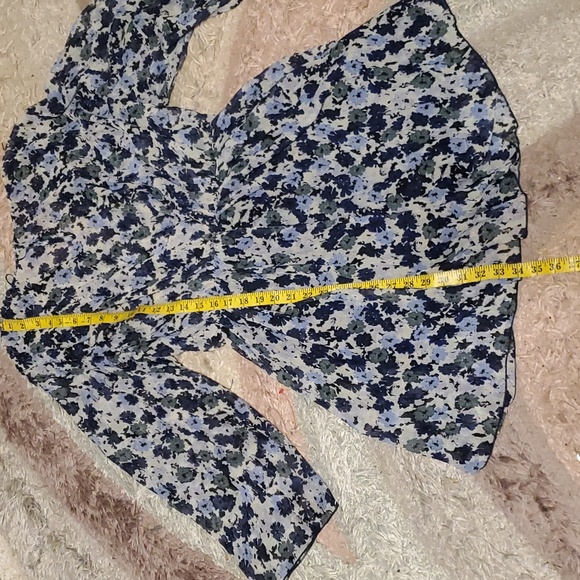 Zara - Multicolored Printed Pleated romper Size: xl - Picture 8 of 9